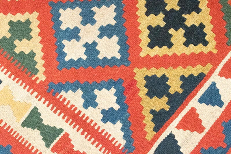 Kelim-tæppe - orientalsk - 148 x 106 cm - orange