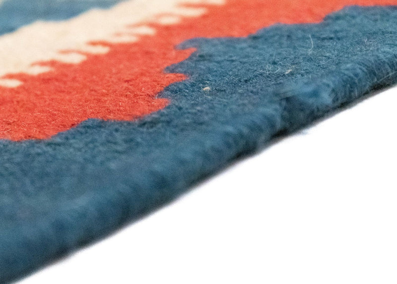 Kelim-tæppe - orientalsk - 148 x 106 cm - orange