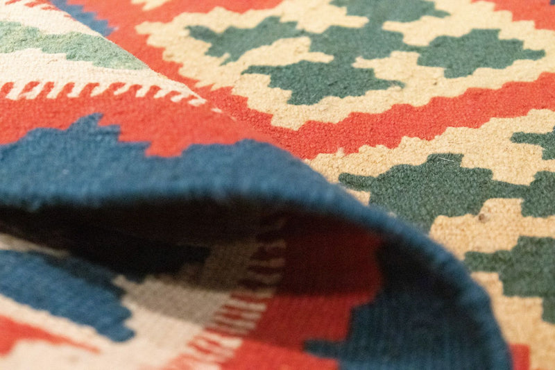 Kelim-tæppe - orientalsk - 148 x 106 cm - orange