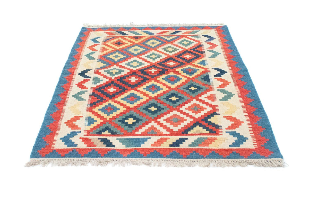 Kelim-tæppe - orientalsk - 151 x 102 cm - blå