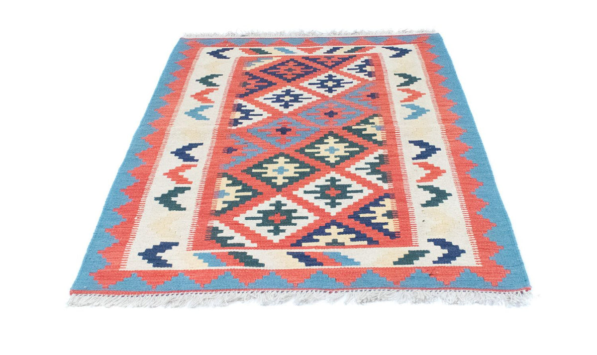 Kelim-tæppe - orientalsk - 146 x 102 cm - orange