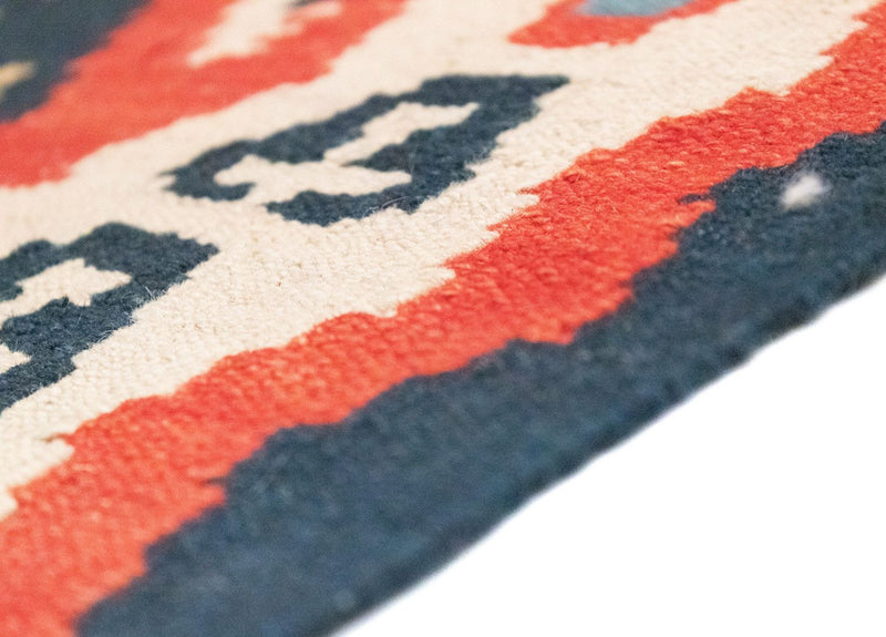 Kelim-tæppe - orientalsk - 153 x 103 cm - beige