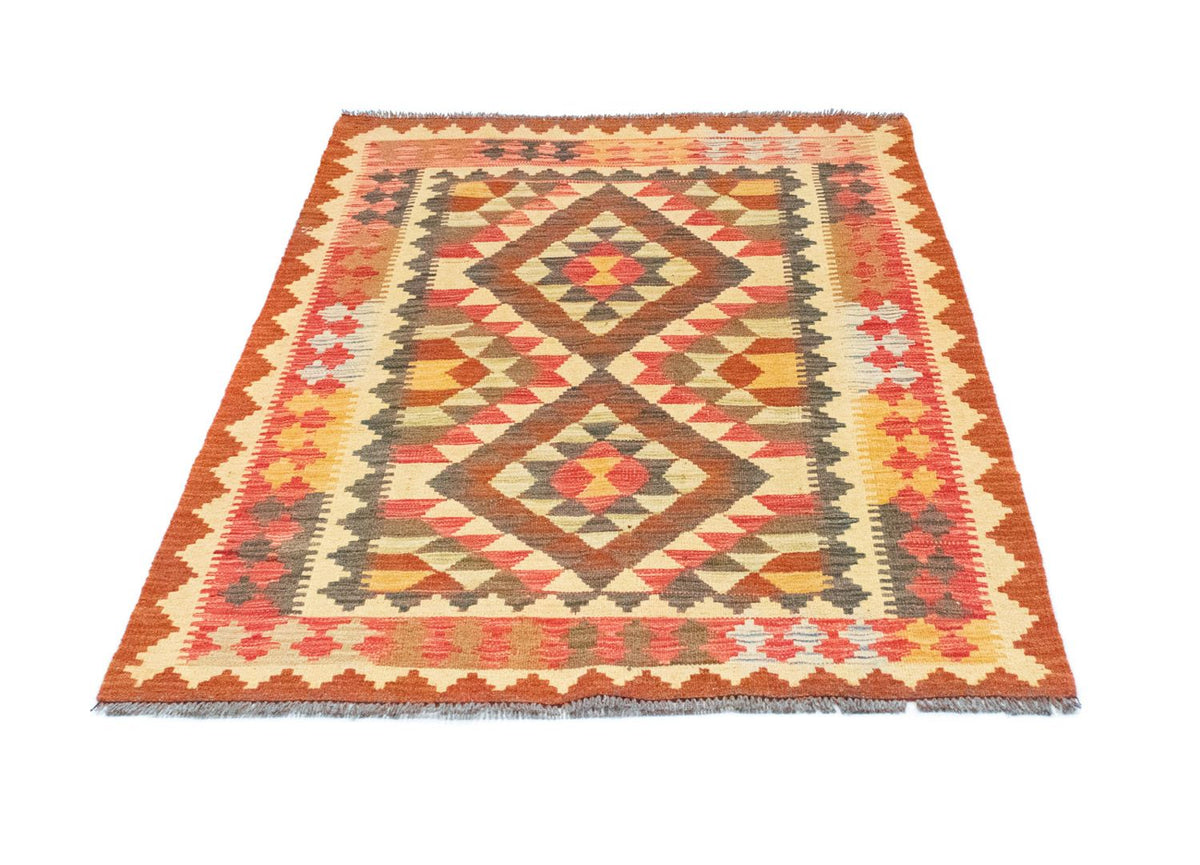 Kelim-tæppe - orientalsk - 146 x 99 cm - orange