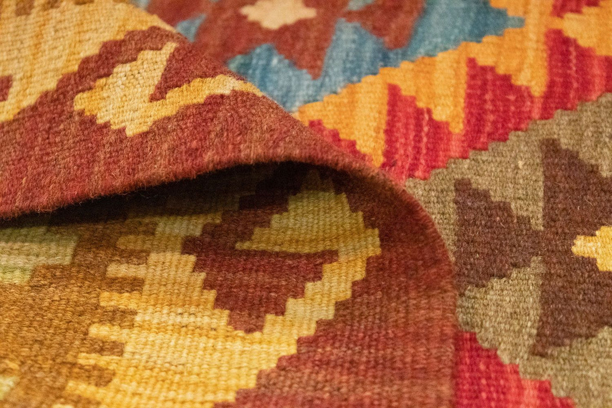 Kelim-tæppe - orientalsk - 155 x 99 cm - brun