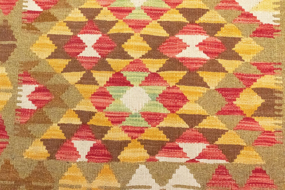Kelim-tæppe - orientalsk - 152 x 95 cm - orange