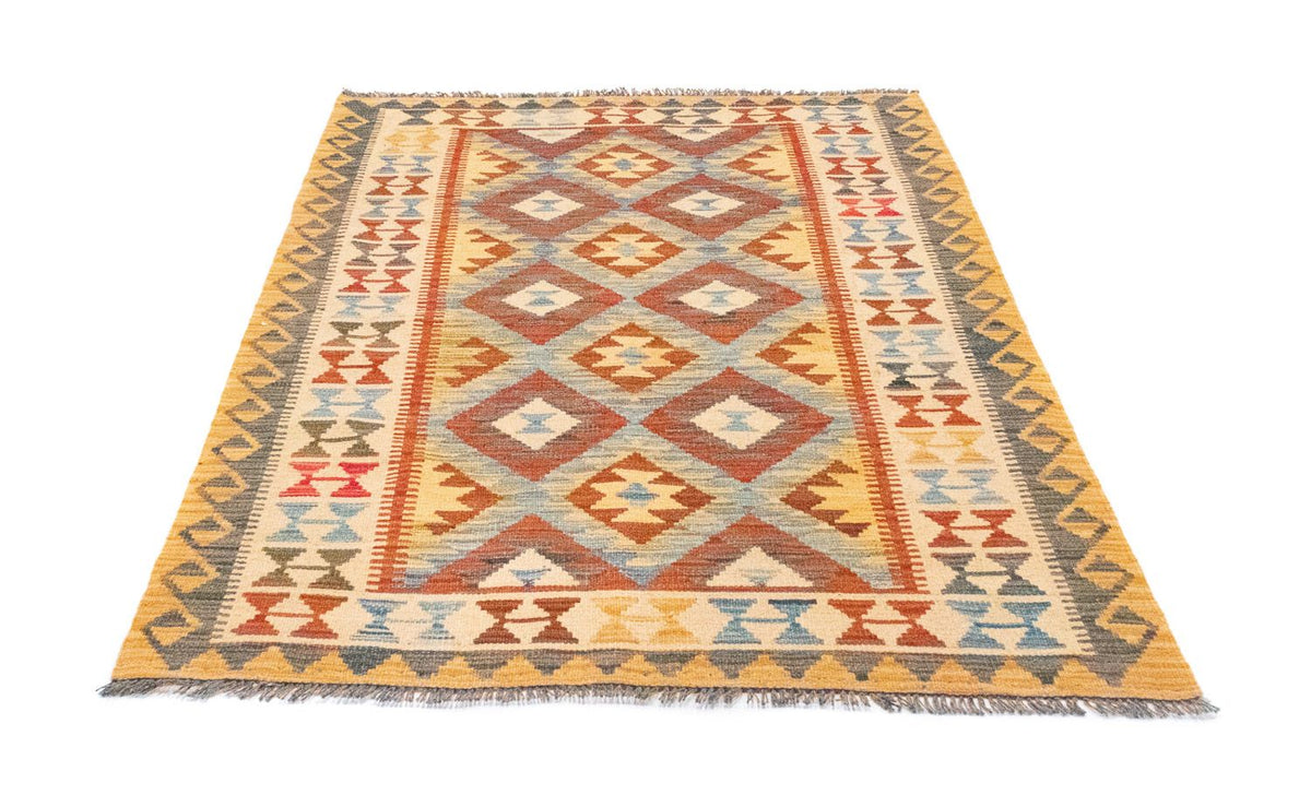 Kelim-tæppe - orientalsk - 156 x 108 cm - beige