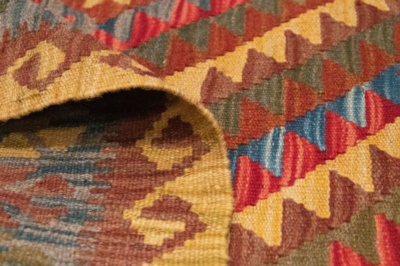 Kelim-tæppe - orientalsk - 152 x 106 cm - brun