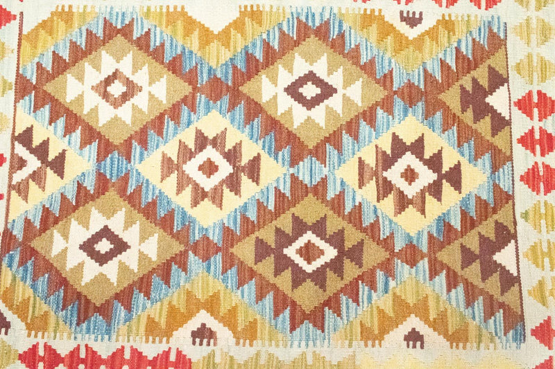 Kelim-tæppe - orientalsk - 149 x 103 cm - beige