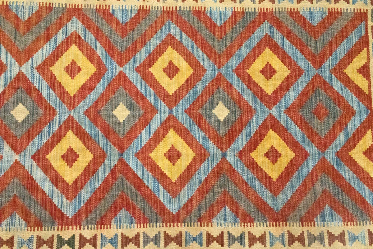 Kelim-tæppe - orientalsk - 161 x 107 cm - brun