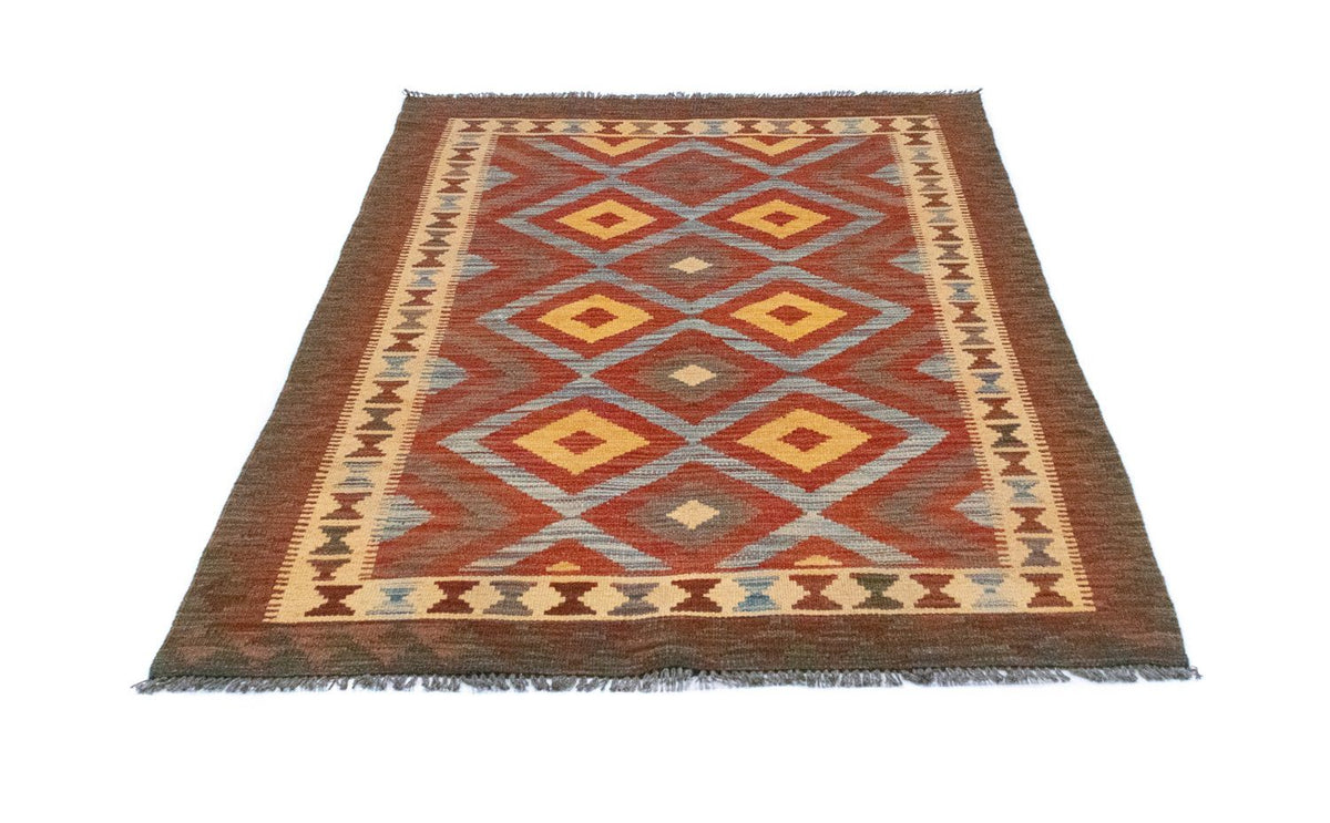 Kelim-tæppe - orientalsk - 161 x 107 cm - brun