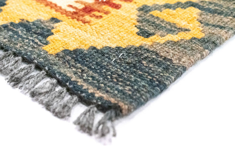 Kelim-tæppe - orientalsk - 156 x 105 cm - grøn