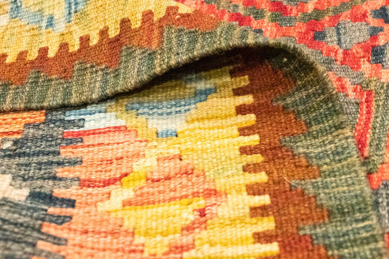 Løber Kelim-tæppe - orientalsk - 197 x 100 cm - orange