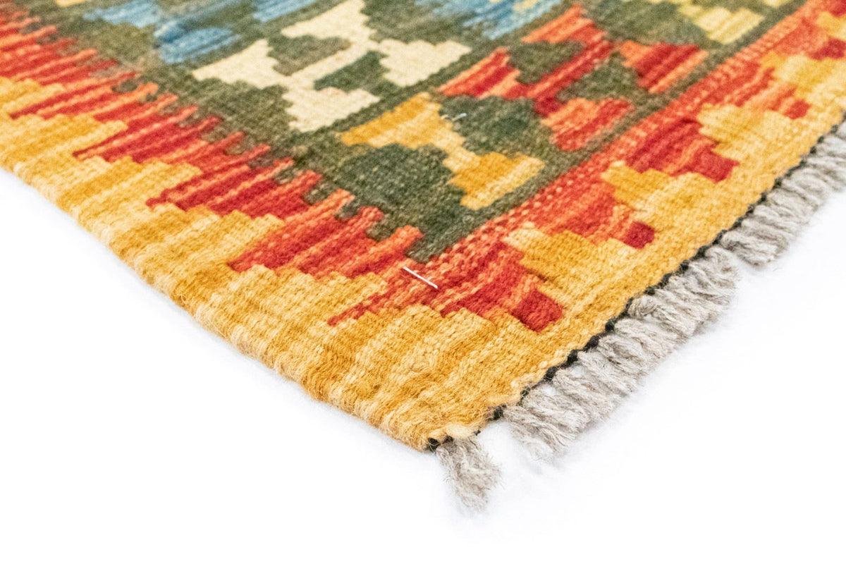 Kelim-tæppe - orientalsk - 130 x 83 cm - orange