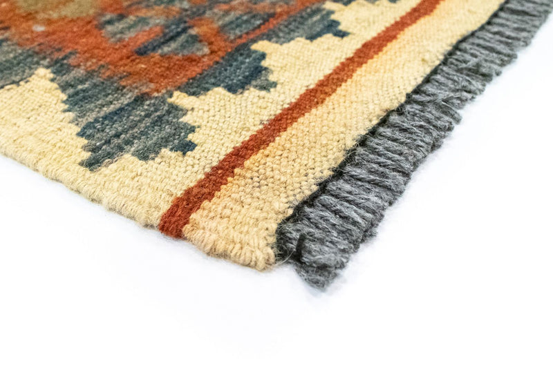 Kelim-tæppe - orientalsk - 127 x 83 cm - brun