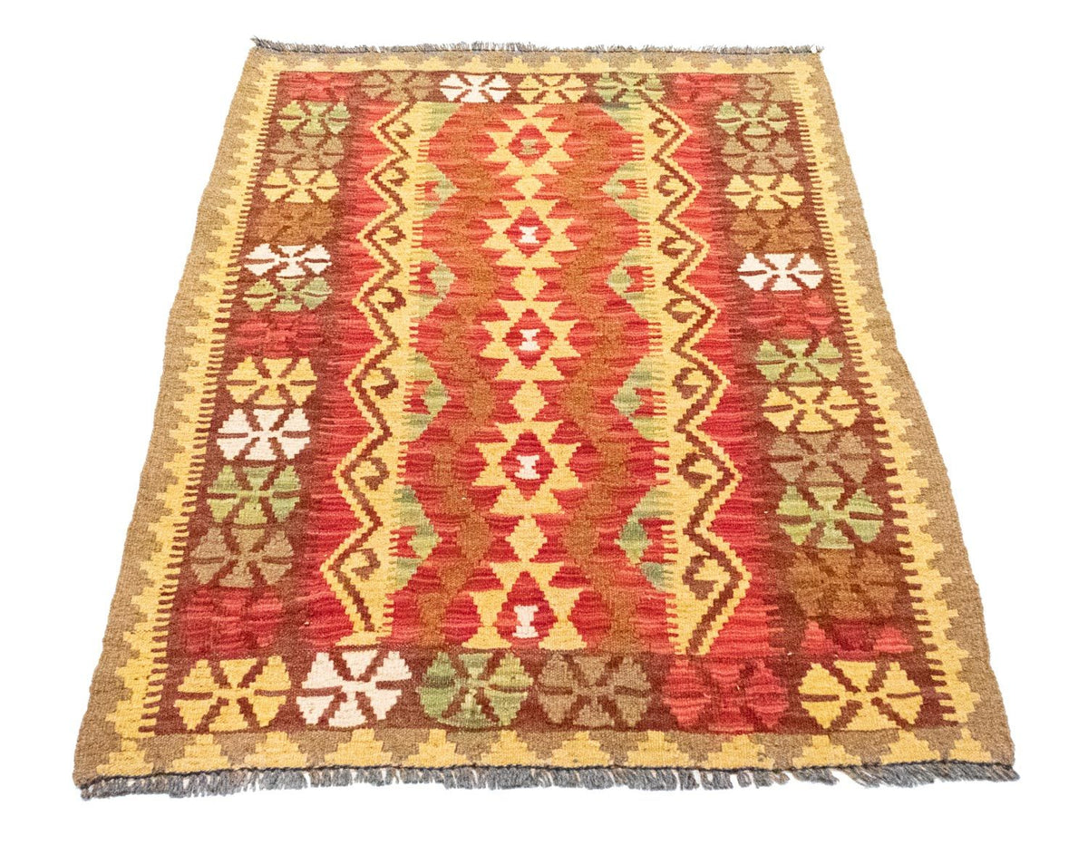 Kelim-tæppe - orientalsk - 120 x 82 cm - orange