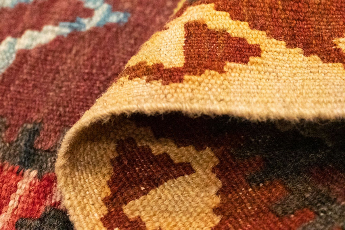 Kelim-tæppe - orientalsk - 131 x 88 cm - brun