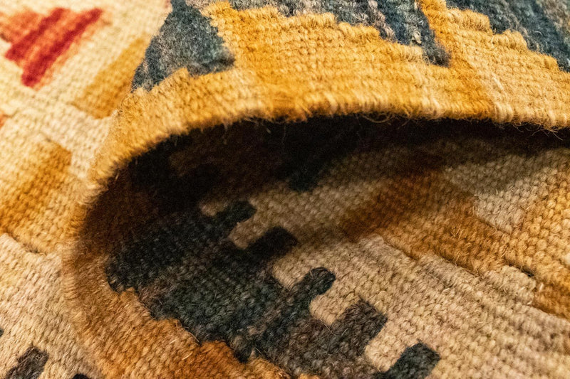 Kelim-tæppe - orientalsk - 127 x 81 cm - beige