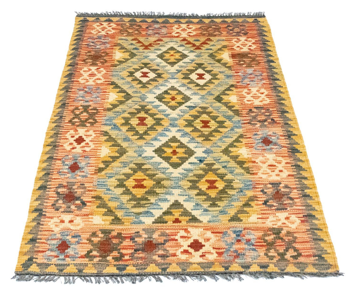 Kelim-tæppe - orientalsk - 131 x 83 cm - flerfarvet