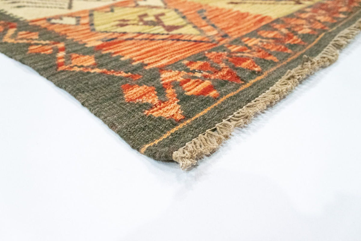 Kelim-tæppe - orientalsk - 123 x 83 cm - orange