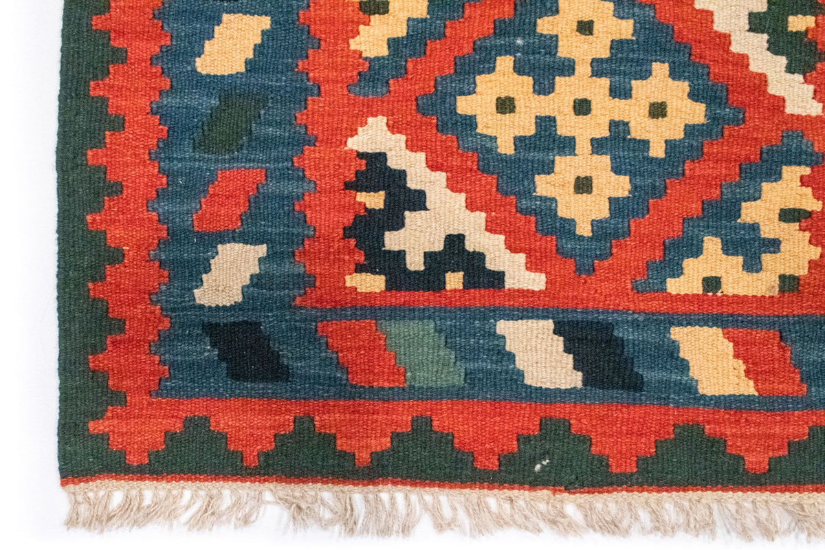 Kelim-tæppe - orientalsk - 117 x 81 cm - orange