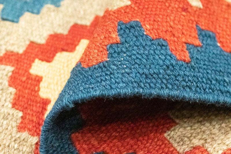 Kelim-tæppe - orientalsk - 120 x 83 cm - beige