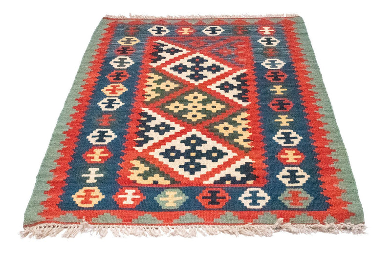 Kelim-tæppe - orientalsk - 129 x 87 cm - flerfarvet