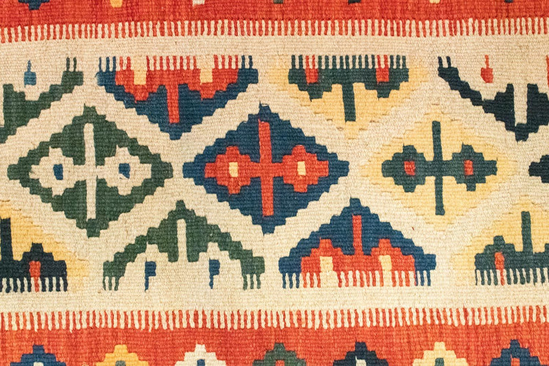 Kelim-tæppe - orientalsk - 121 x 82 cm - beige