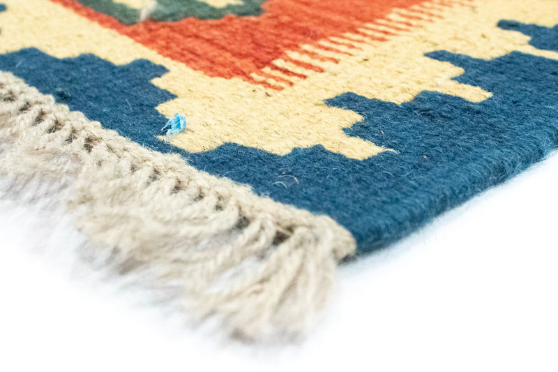 Kelim-tæppe - orientalsk - 121 x 82 cm - beige