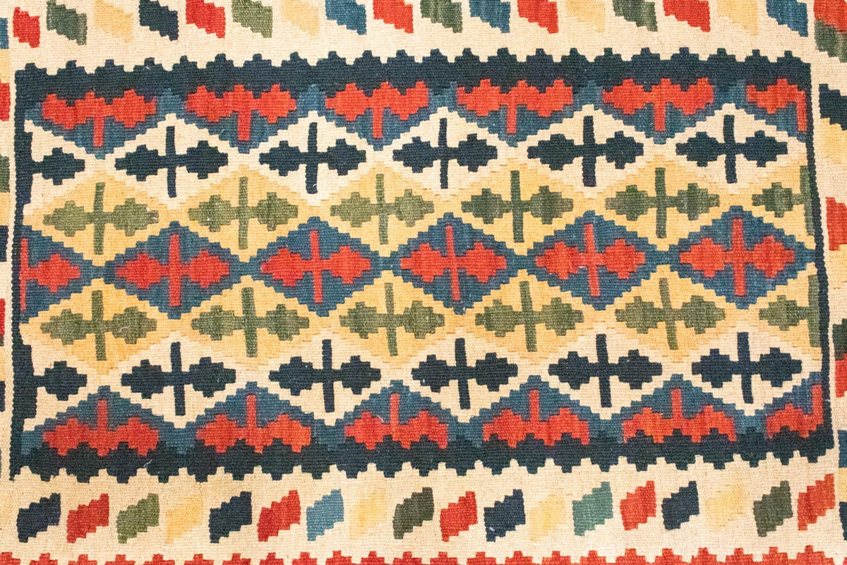 Kelim-tæppe - orientalsk - 123 x 86 cm - orange