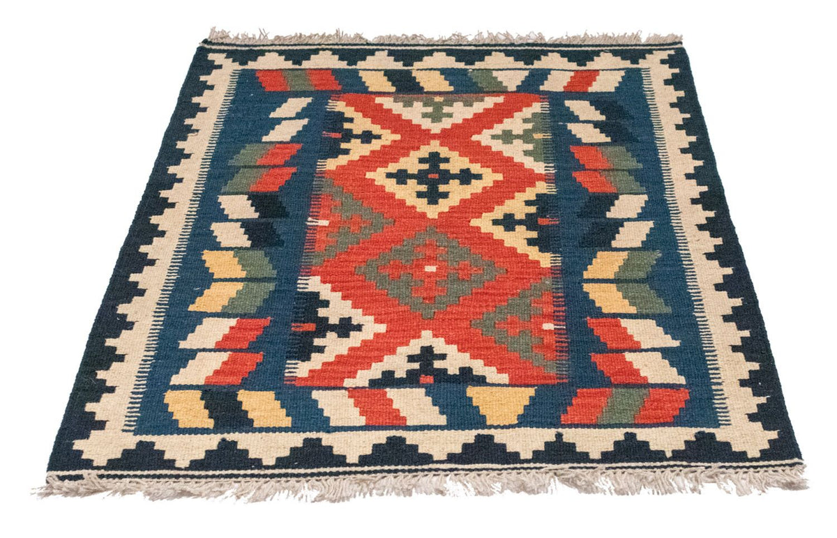 Kelim-tæppe - orientalsk - 117 x 79 cm - orange