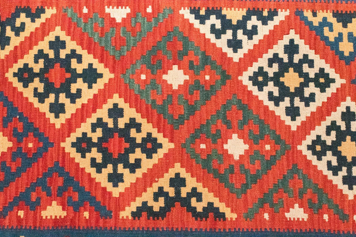 Kelim-tæppe - orientalsk - 126 x 85 cm - orange