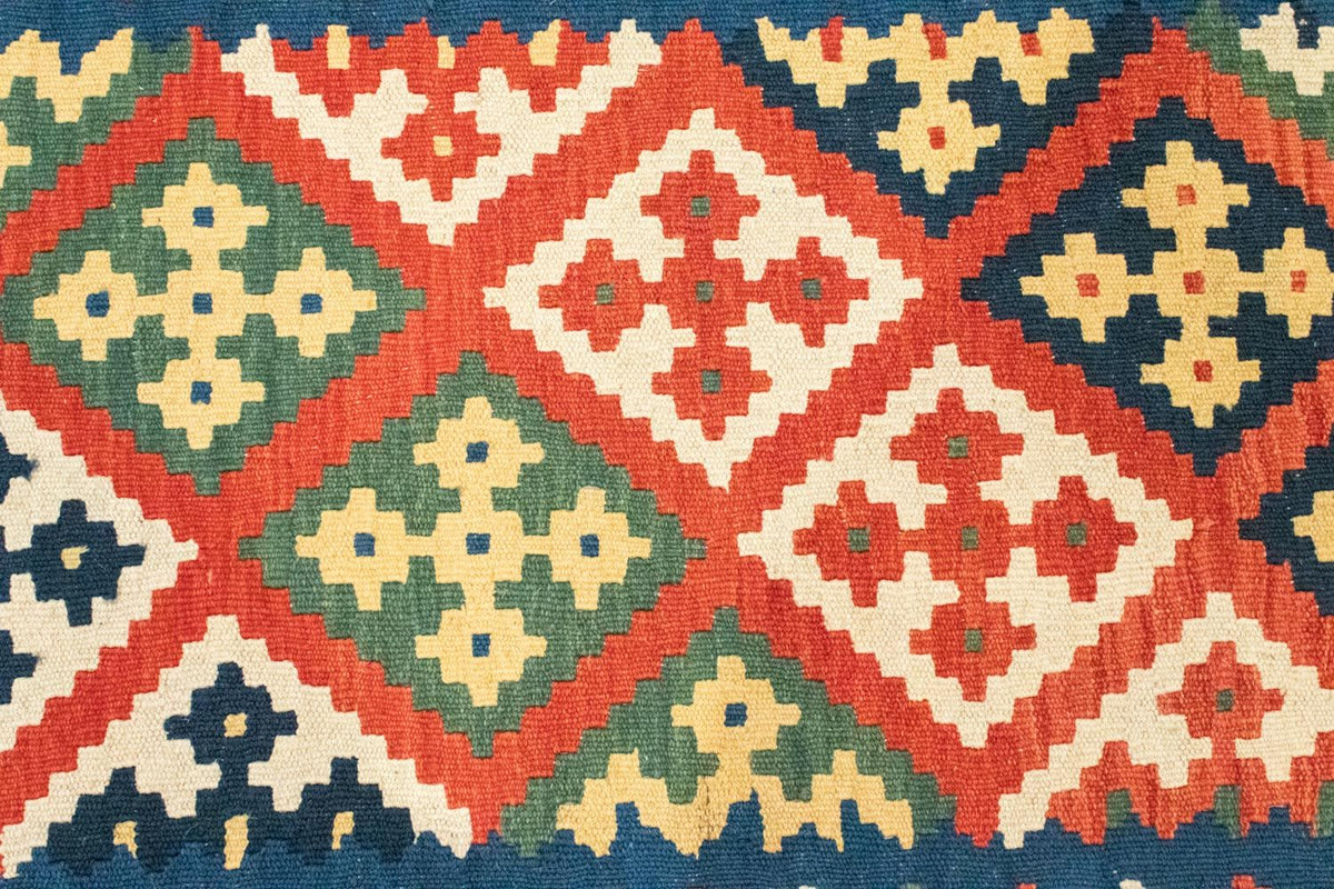 Kelim-tæppe - orientalsk - 133 x 80 cm - orange