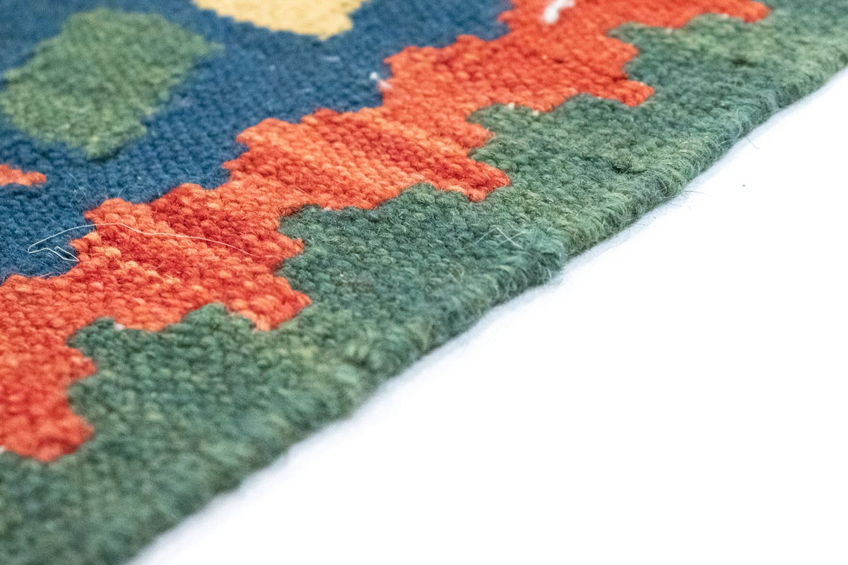 Kelim-tæppe - orientalsk - 133 x 80 cm - orange