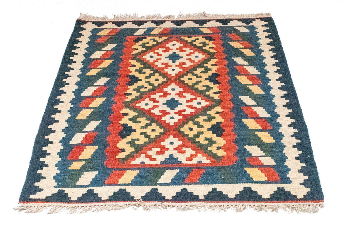 Kelim-tæppe - orientalsk - 124 x 80 cm - orange