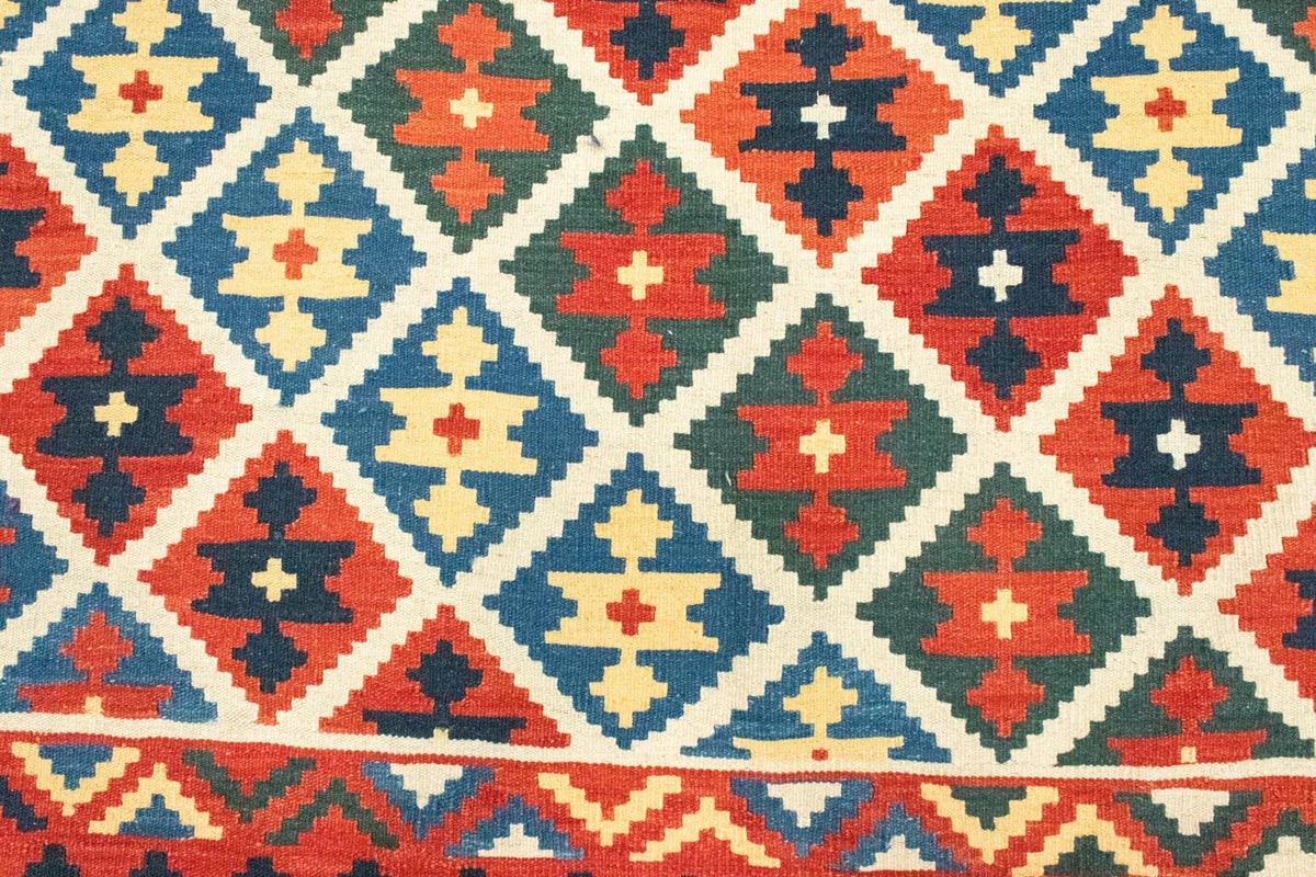 Kelim-tæppe - orientalsk - 260 x 180 cm - orange