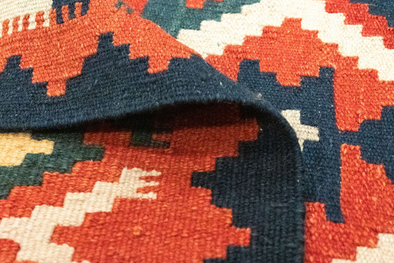 Kelim-tæppe - orientalsk - 260 x 180 cm - orange