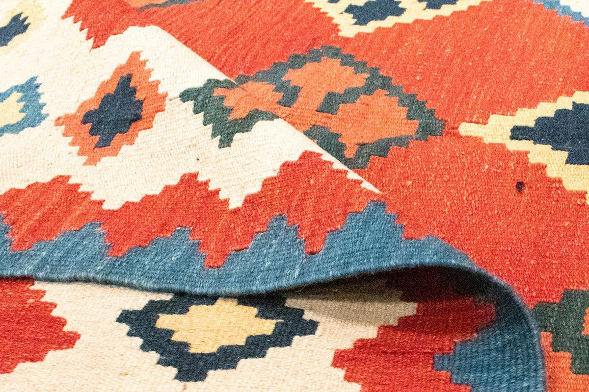 Kelim-tæppe - orientalsk - 240 x 166 cm - orange
