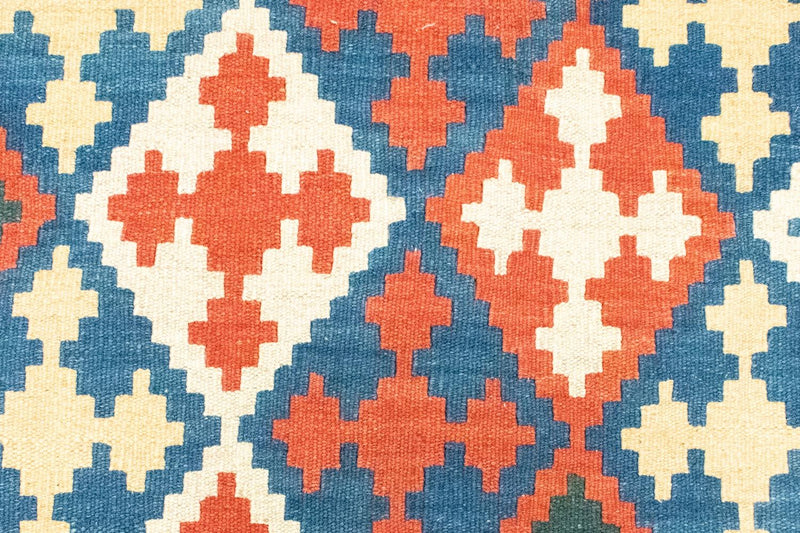 Kelim-tæppe - orientalsk - 240 x 185 cm - blå