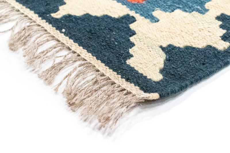 Kelim-tæppe - orientalsk - 248 x 170 cm - orange