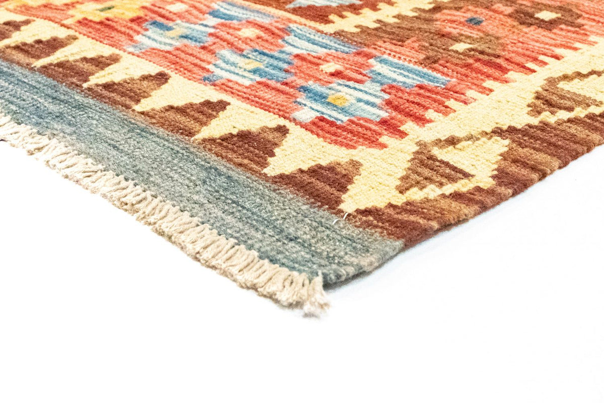 Kelim-tæppe - orientalsk - 229 x 174 cm - orange