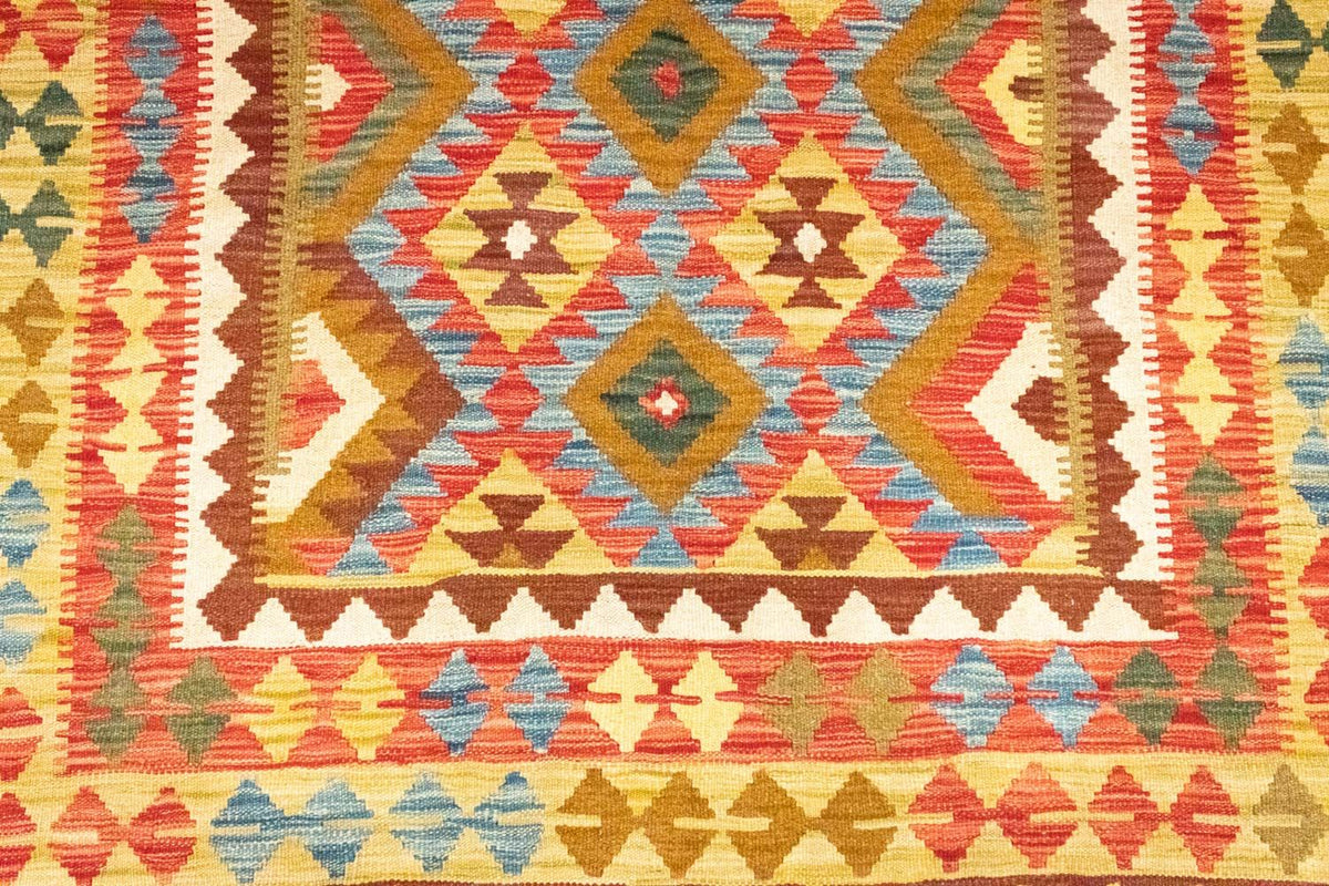 Kelim-tæppe - orientalsk - 256 x 151 cm - brun