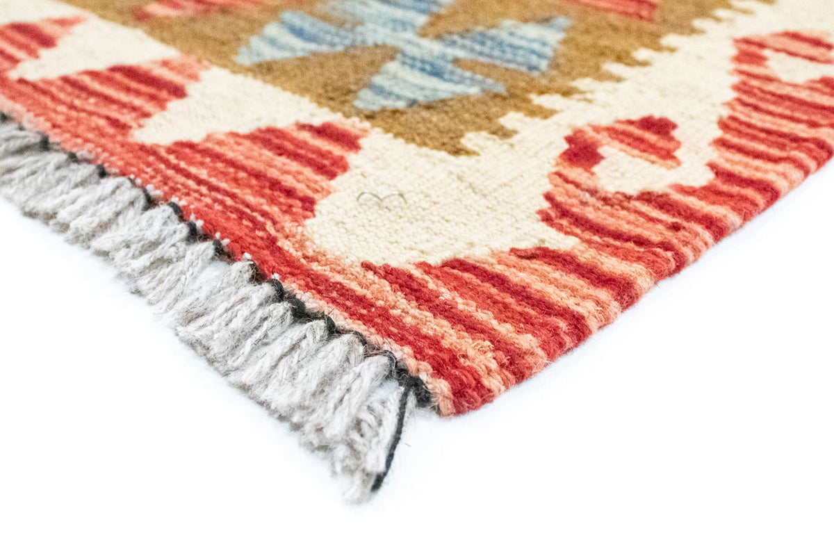 Kelim-tæppe - orientalsk - 252 x 162 cm - guld