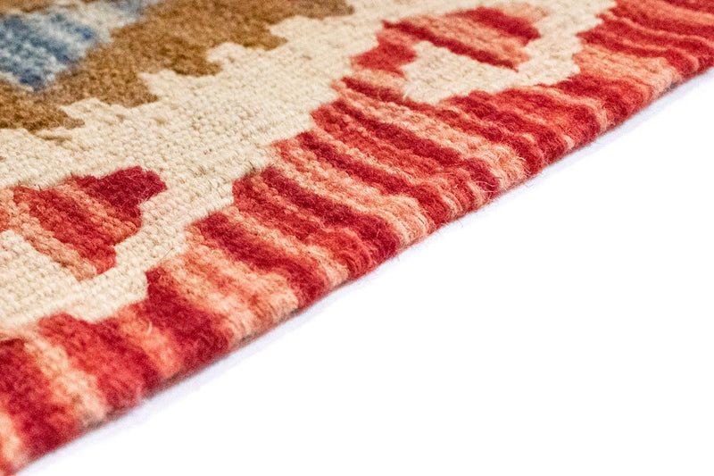 Kelim-tæppe - orientalsk - 252 x 162 cm - guld