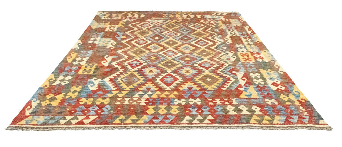 Kelim-tæppe - orientalsk - 289 x 206 cm - flerfarvet