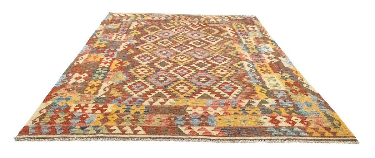Kelim-tæppe - orientalsk - 300 x 207 cm - brun