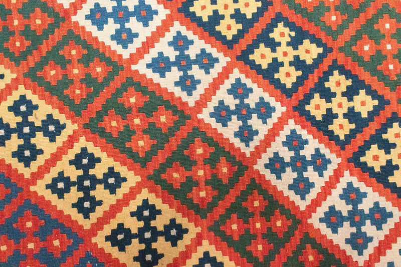 Kelim-tæppe - orientalsk - 300 x 208 cm - orange