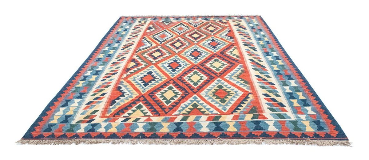 Kelim-tæppe - orientalsk - 293 x 205 cm - orange