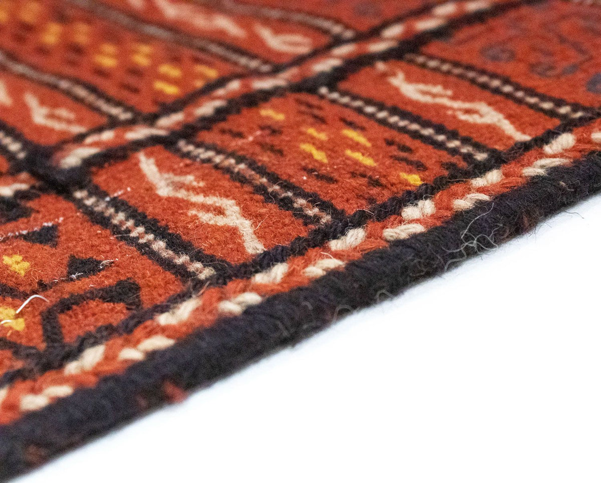Kelim-tæppe - orientalsk - 235 x 165 cm - orange