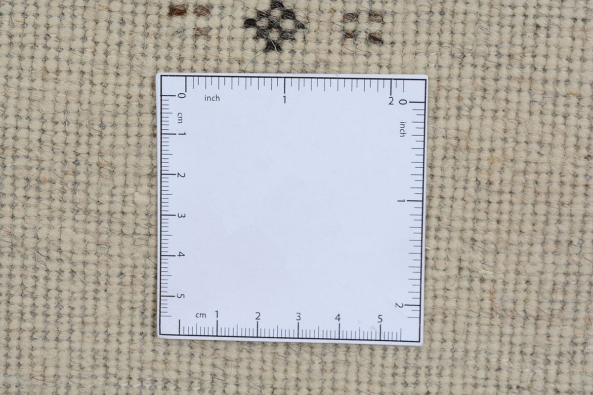Gabbeh-tæppe - Loribaft Indus - 302 x 248 cm - mørk beige