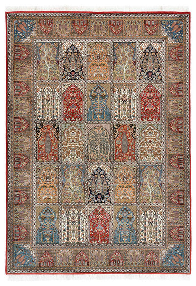 Indo Qom Tæppe 172x242cm - Orientalsk tæppe